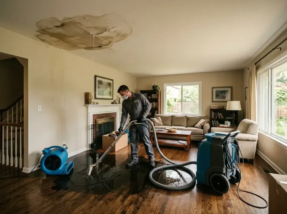 attic-pipe-burst-ceiling-drip-008 — frequently asked questions, Water Damage Restoration & Carpet Care in New Stanton, PA